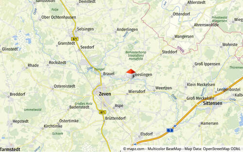 Geolyzer Kartenausschnitt - 