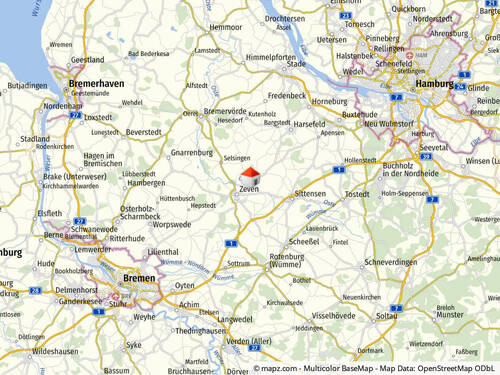 Geolyzer Kartenausschnitt - 