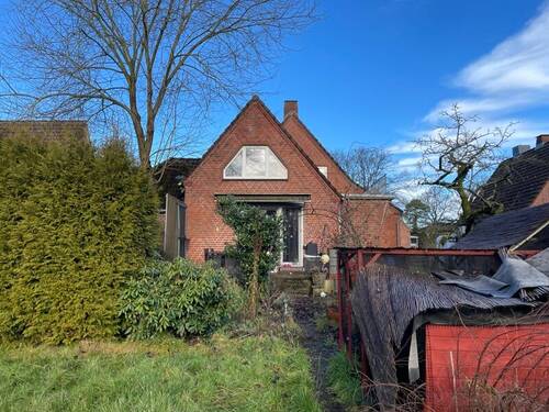 Südseite des Hauses - Einfamilienhaus mit 188,90 m² in Ashausen zum Kaufen