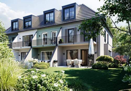 Gartenansicht - 6 Zimmer Reihenendhaus zum Kaufen in München