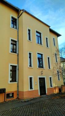 Ansicht Objekt Rückseite.jpg - 3 Zimmer Etagenwohnung zur Miete in Heidenau