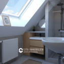 Vorderhaus-DG: Badezimmer Visualisierung - 