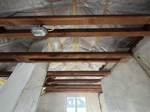 Blick in den Dachbden - 