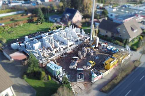 Sicht Straße - 2 Zimmer Etagenwohnung in Mettingen