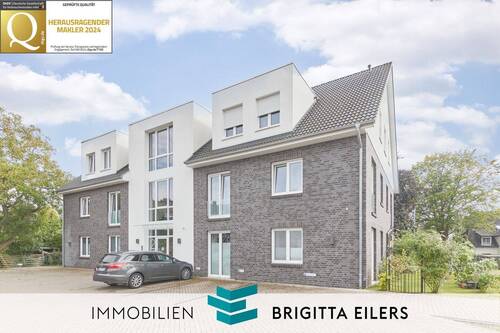 Bild 1 - OHNE KÄUFERPROVISION! Lichtdurchflutete 3-Zi.-Whg. in KfW40-Bauweise mit Aufzug und Balkon in Achim