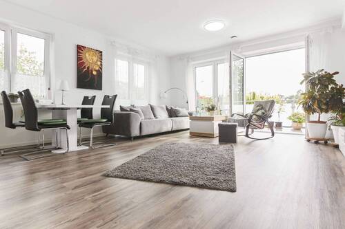 Wohnzimmer - 3 Zimmer Etagenwohnung zum Kaufen in Achim