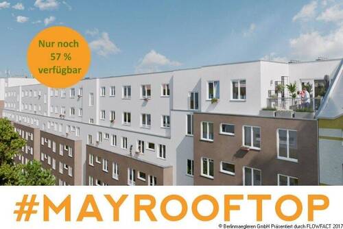 wohnungskauf berlin - #MayRoofTop: Exklusive 2-Zimmer-Wohnung in der obersten Etage