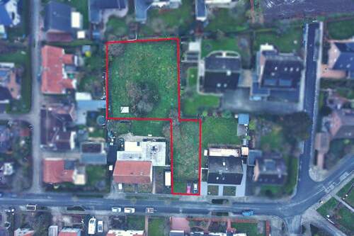 Aufsicht Umgebung umrandet - Baugrundstück in guter Lage von Burgsteinfurt - vielseitig bebaubar & sofort startklar