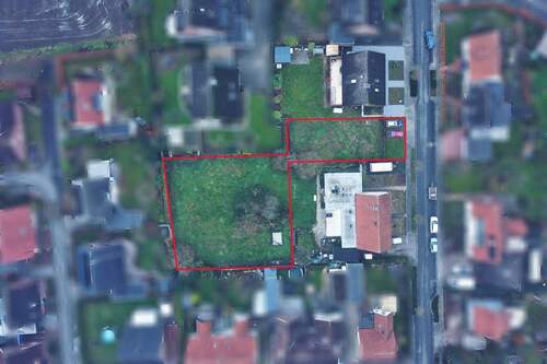 Aufsicht Umgebung umrandet - Grundstück zum Kaufen in Steinfurt