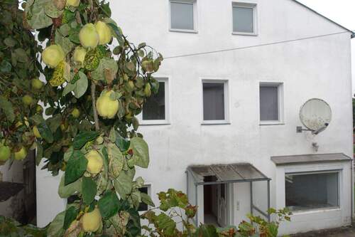 Hausansicht - Rückseite - Zweifamilienhaus mit Potenzial in idyllischer Hanglage von Buchbach