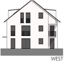 Ansicht West - Neubau - Exklusive EGOGDG-Wohnung mit großem GartenTerrasse - Wärmepumpe & PV - ruhige Lage