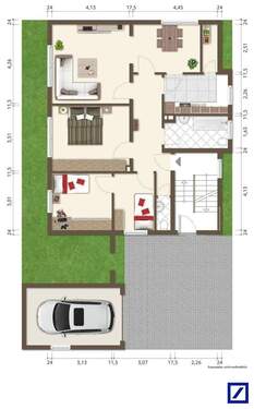 EG Beispiel möbliert - 