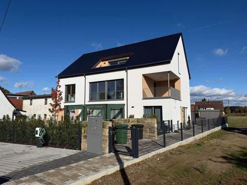 SüdAnsicht - Loftartige 3-Zimmer-NEUBAU-Etage mit SÜDLOGGIA & EBK