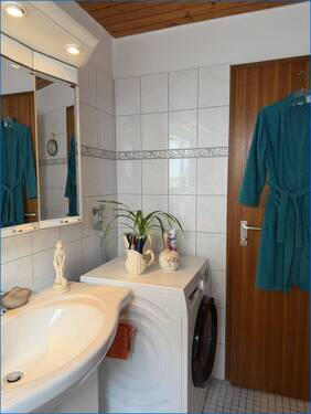 Waschmaschine im Bad - 