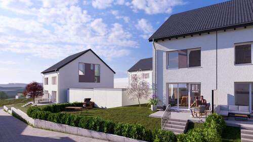 RT__Wülfrath_Garten variante (copy) - Doppelhaushälfte mit 143,00 m² in Wülfrath zum Kaufen