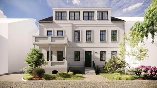 Hausansicht Straßenseite - Wohnen an der Sedanallee: Kernsanierte Wohnungen in einer der begehrtesten Lagen Hildesheims!