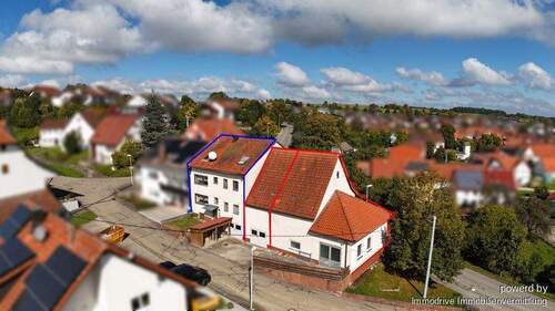 Wohn-und Geschäftsgebäude - 6 Zimmer Mehrfamilienhaus, Wohnhaus in Römerstein / Zainingen