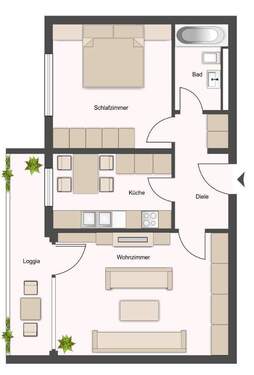 Etagenwohnung - 