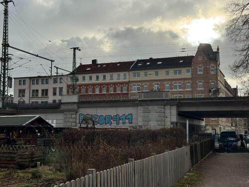 Blick aus der Gartensparte - 