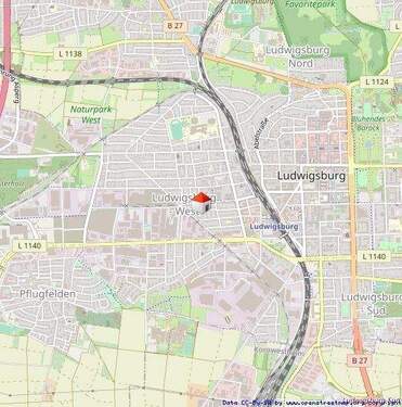 Lageplan - Grundstück in Ludwigsburg zum Kaufen