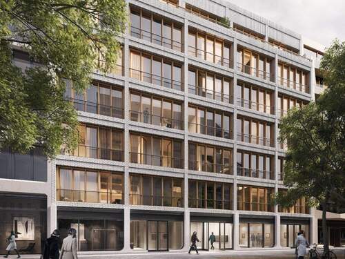 FRAME AM TACHELES Fassade - Etagenwohnung mit 74,80 m² in Berlin zum Kaufen