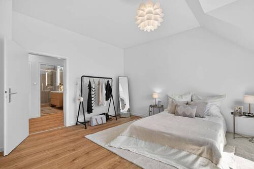 Schlafzimmer - Etagenwohnung mit 78,00 m&sup2; in Karlsruhe / Oststadt zum Kaufen