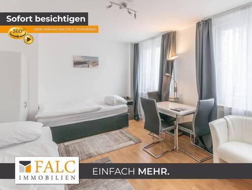 Wohn + Schlafraum - Business-Apartment mit Umsatzsteuerausweis Kurzzeitvermietung