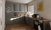 Die offene Wohnküche lädt zum gemeinsamen Kochen e - 