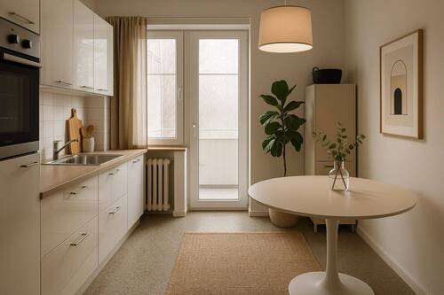 Küche - 3 Zimmer Etagenwohnung zum Kaufen in Düsseldorf