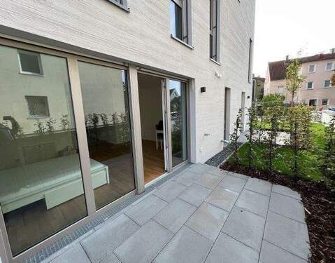 Terrasse - Terrassenwohnung mit 34,00 m&sup2; in Nürnberg zur Miete