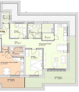 Haus B Penthouse rechts - 