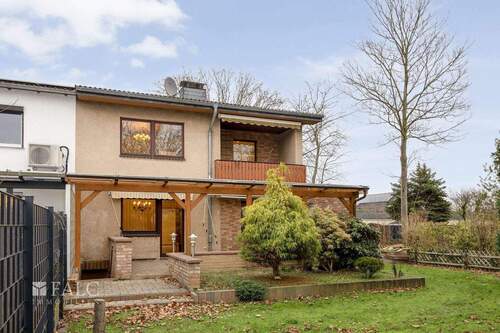 Hausansicht hinten - Reihenendhaus mit 152,50 m&sup2; in Pulheim zum Kaufen