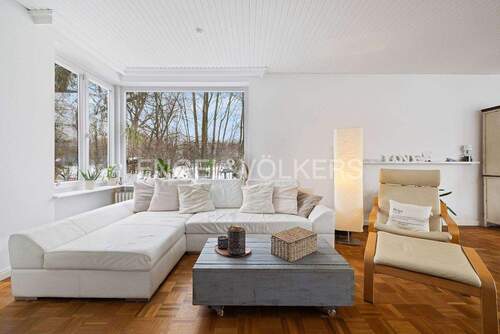 Wohnzimmer - Bungalow mit 105,00 m&sup2; in Norderstedt zum Kaufen