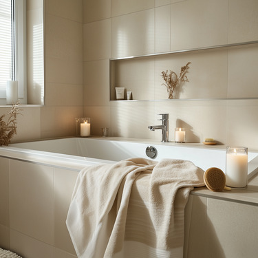 Badezimmer - Etagenwohnung mit 55,00 m&sup2; in Nürnberg zum Kaufen