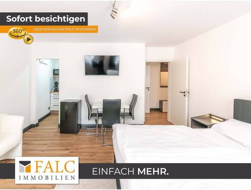 Wohn- Schlafbereich - Business-Apartment mit Umsatzsteuerausweis Kurzzeitvermietung