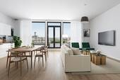 Innenvisualisierung - 44.000 Euro sparen: Penthouse im KfW-Effizienz-Neubau mit Südterrasse, Parkett, Fußbodenheizung