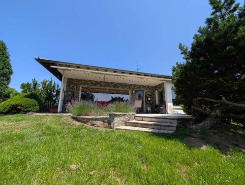 Blick auf Terrasse - 