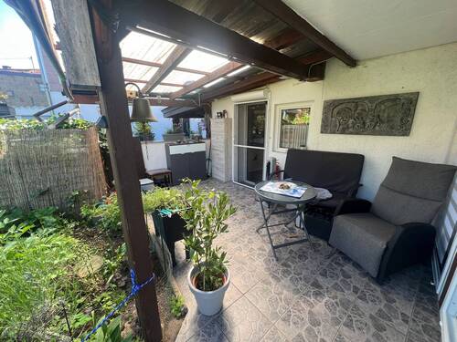 Überdachte Terrasse Hinterhaus - 