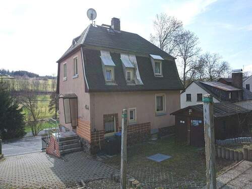 Rückseite - Einfamilienhaus mit 80,00 m² in Markneukirchen zum Kaufen