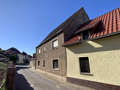 Blick von der Straße - 6 Zimmer Einfamilienhaus in Bad Frankenhausen