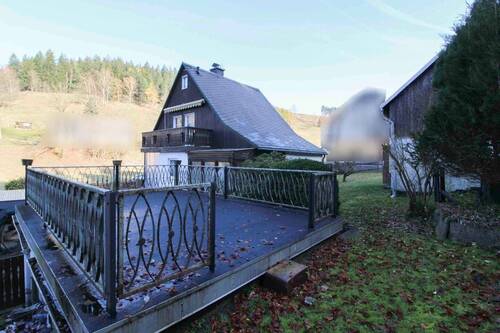 Terrasse - Einfamilienhaus mit 90,00 m² in Dippoldiswalde zum Kaufen