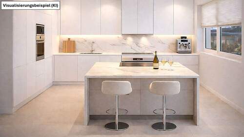 Küche - Etagenwohnung mit 330,00 m&sup2; in Düsseldorf zum Kaufen