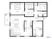 Grundriss 3 1/2 Zimmer - 