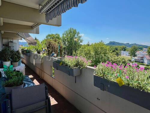 West-Balkon - 3 Zimmer Etagenwohnung zum Kaufen in Singen / Hohentwiel