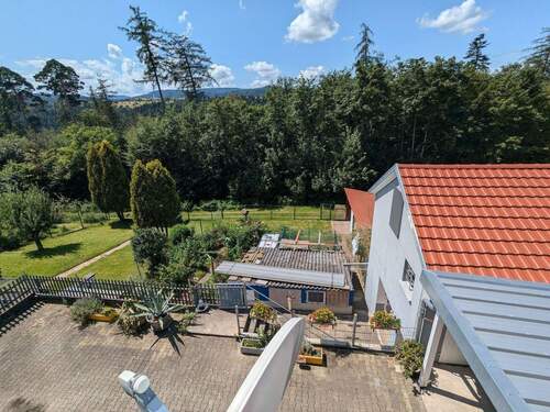 Ausblick, Grundstück, Nebengebäude, Carport - 