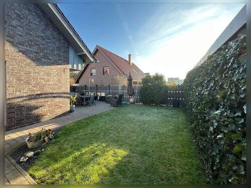 Garten - Doppelhaushälfte mit 114,00 m&sup2; in Borken zum Kaufen