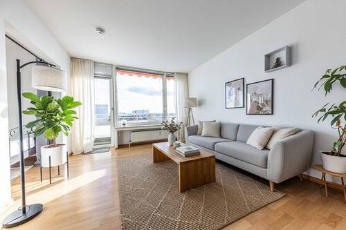  Wohnbereich - Einrichtungsbeispiel - 1 Zimmer Etagenwohnung zum Kaufen in Ottobrunn