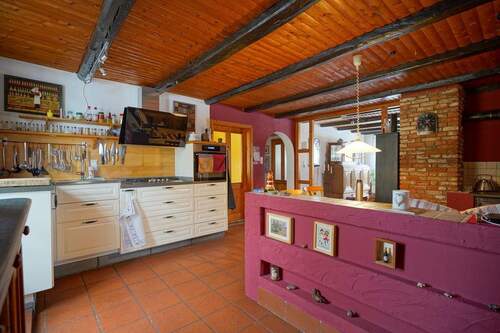 WE1: Küche und Essbereich - 1 Zimmer Einfamilienhaus in Wurster Nordseeküste