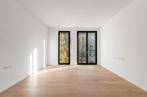 Schlafzimmer - Exklusive 4-Zimmer-Neubauwohnung mit Süd-Balkon im Helmholtzkiez