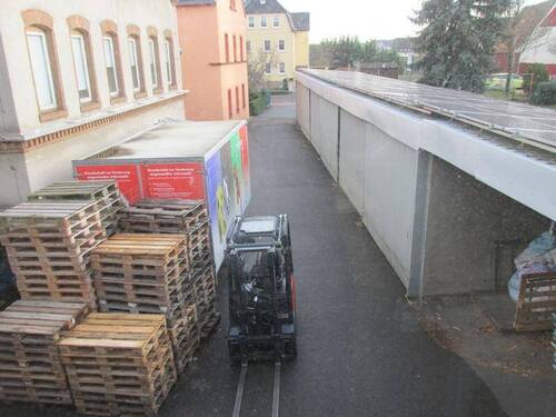 Blick vom Quergebäude - 